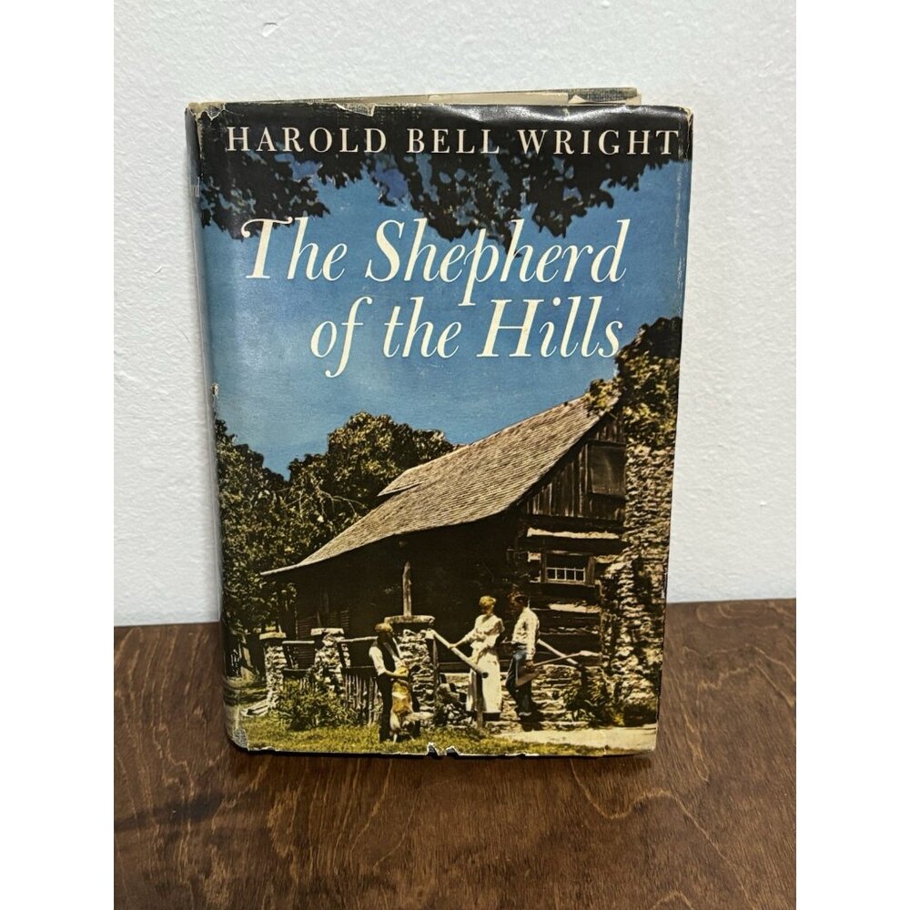 Harold Bell Wright Hardcover The Shepherd of the Hills Stamped Autograph‎ 1970